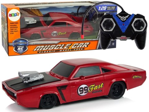 Auto R/C Naklejki Sportowe 1:20 Czerwone Pilot LEAN Toys