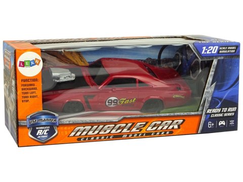 Auto R/C Naklejki Sportowe 1:20 Czerwone Pilot LEAN Toys