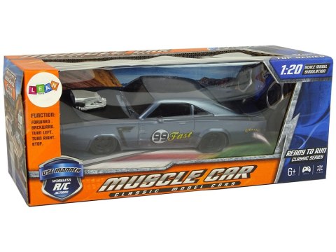 Auto R/C Naklejki Sportowe 1:20 Szare Pilot LEAN Toys
