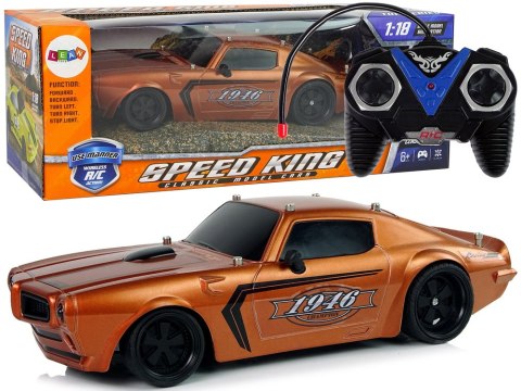 Auto Sportowe R/C 1:18 Brązowe Champion Pilot LEAN Toys