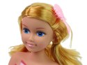 Głowa Lalki Akcesoria Koraliki Spinki Kolorowe Pasemka LEAN Toys