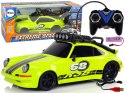 Samochód Sportowy 1:18 Zielone Koło Zapasowe Pilot LEAN Toys