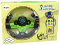 Zestaw Kierowcy Kierownica Kluczyki Dźwięk Światła Zielony LEAN Toys