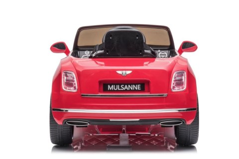 Auto Na Akumulator Bentley Mulsanne Czerwony LEAN CARS