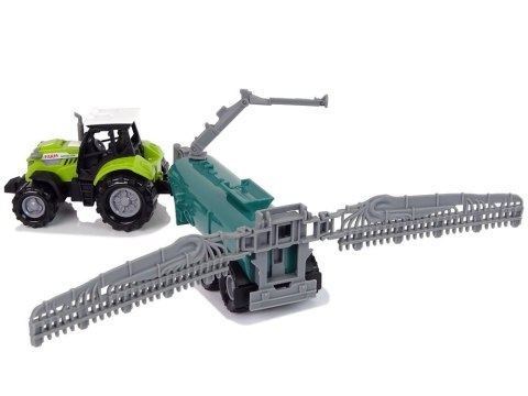 Traktor Rolniczy z Opryskiwaczem Farma Dźwięk Zielony LEAN Toys