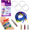 Zestaw Kreatywny Do Robienia Bransoletek DIY Brokat Wstążki LEAN Toys