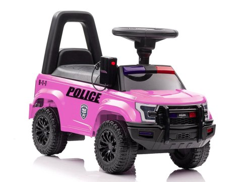 Jeździk z Megafonem QLS-993 Różowy LEAN CARS