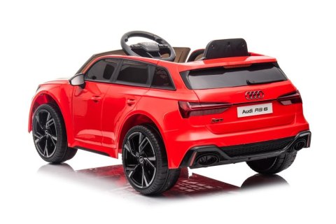 Pojazd na Akumulator Audi RS6 BRD-2118 Czerwony LEAN CARS