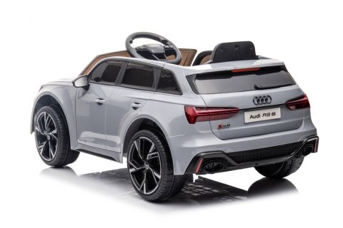 Pojazd na Akumulator Audi RS6 BRD-2118 Szary LEAN CARS