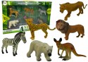 Zestaw Figurek Afryka Dzikie Zwierzęta Kangur Zebra LEAN Toys
