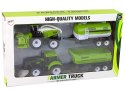 Zestaw Pojazdów Farmerskich Traktor Kombajn Cysterna Naczepa LEAN Toys