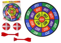 Gra Zręcznościowa Dart Rzutki Tarcza 2w1 Na Rzep LEAN TOYS