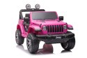 Pojazd na Akumulator Jeep Wrangler Rubicon DK-JWR555 Różowy LEAN CARS