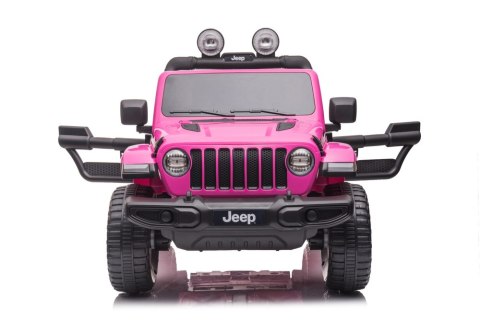 Pojazd na Akumulator Jeep Wrangler Rubicon DK-JWR555 Różowy LEAN CARS