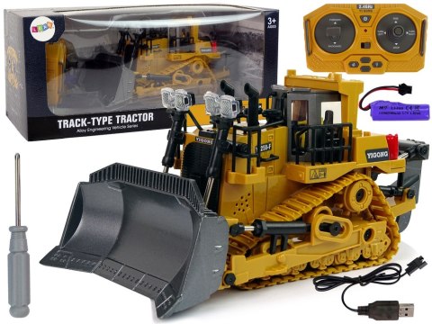 Spychacz Zdalnie Sterowany Pilot Ruchoma Łyżka 2.4 G LEAN Toys