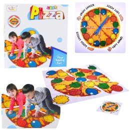 Aktywna Gra Zręcznościowa Rodzinna Pizza Mata Tarcza Losująca LEAN Toys
