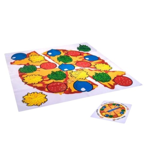 Aktywna Gra Zręcznościowa Rodzinna Pizza Mata Tarcza Losująca LEAN Toys