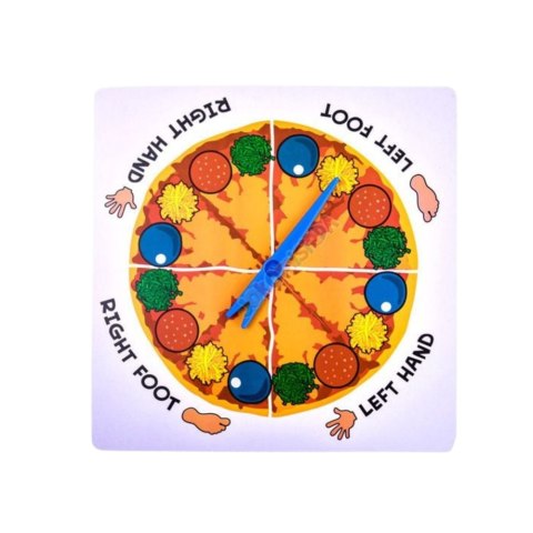 Aktywna Gra Zręcznościowa Rodzinna Pizza Mata Tarcza Losująca LEAN Toys