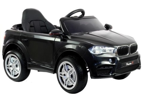Auto Pojazd Na Akumulator HL1538 Pilot Światła LED MP3 Czarne LEAN CARS