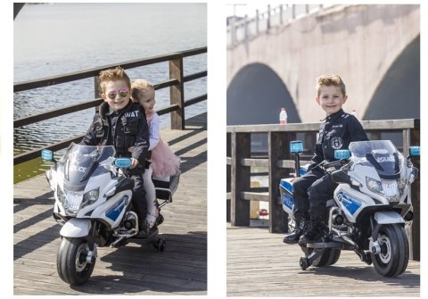 Motor na Akumulator BMW R1200 Policja biały LEAN CARS