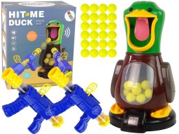 Gra Zręcznościowa Strzelanie Do Kaczki Broń Miękkie Kulki Dźwięk LEAN Toys