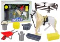 Koń do Czesania Akcesoria Zagroda Siano Stajnia LEAN Toys