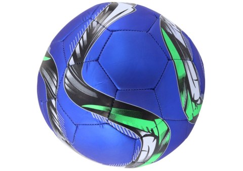 Piłka 24 cm Do Piłki Nożnej Niebieska Wzór Rozmiar 5 LEAN Toys
