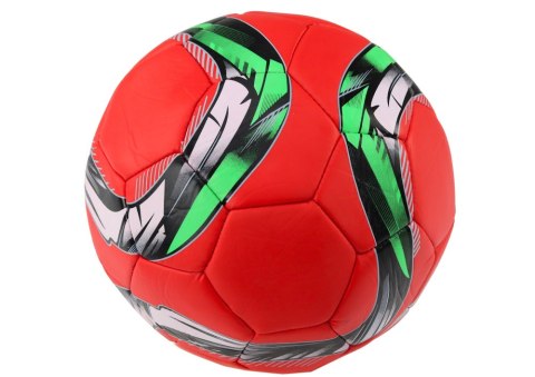 Piłka Czerwona Do Piłki Nożnej 24 cm Rozmiar 5 LEAN Toys