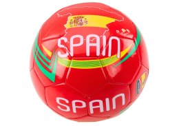 Piłka Do Piłki Nożnej Flaga Hiszpanii 24cm Rozmiar 5 LEAN Toys