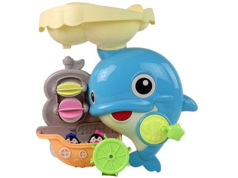 Zabawka Do Kąpieli Delfin Wodospad Wanna Prysznic LEAN Toys