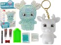 Zestaw DIY Diamentowy Renifer DIY Kryształki Brelok 3D Niebieski LEAN TOYS