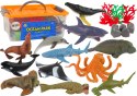 Zwierzęta Morskie Ryby Zestaw Figurki W Pudełku Akcesoria 24 szt. LEAN Toys