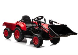 Traktor Na Akumulator Z łyżką BW-X002A Czerwony LEAN CARS