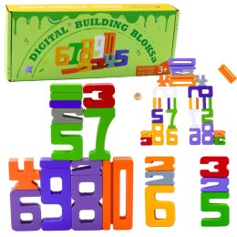 Drewniane Cyferki Nauka Matematyki Kostki do Gry Klocki Edukacyjne LEAN Toys