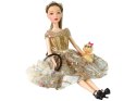 Lalka Dla Dzieci Emily z Pieskiem Długie Włosy LEAN Toys