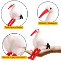 Pluszowy Bocian Ptak Pluszak Maskotka Przytulanka 37cm LEAN Toys