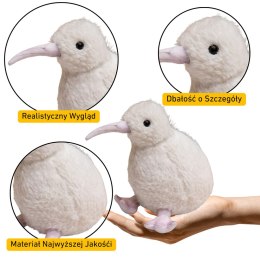 Pluszowy Ptak Kiwi Pluszak Maskotka Przytulanka Biały 21cm LEAN Toys