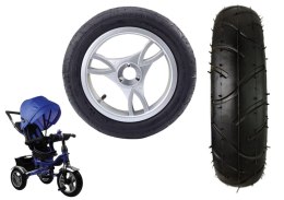 Plastikowe koło z gumową oponą (pompowane) PRO600 przednie LEAN CARS