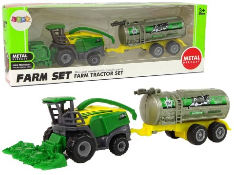 Plastikowy Pojazd Rolniczy Zielony Żółty LEAN Toys