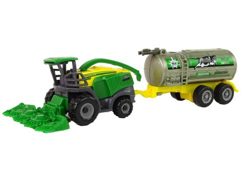 Plastikowy Pojazd Rolniczy Zielony Żółty LEAN Toys