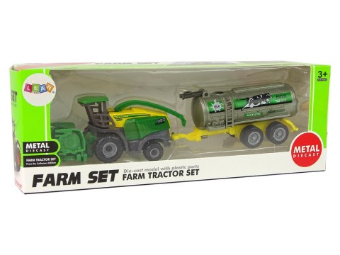 Plastikowy Pojazd Rolniczy Zielony Żółty LEAN Toys