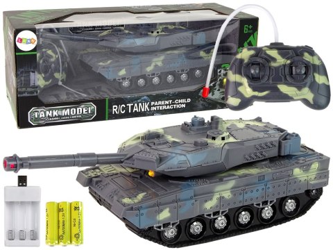 Czołg Wojskowy Zdalnie Sterowany Moro Odgłosy Strzelania LEAN Toys