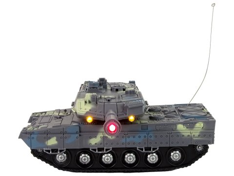 Czołg Wojskowy Zdalnie Sterowany Moro Odgłosy Strzelania LEAN Toys