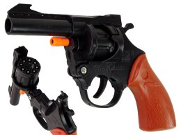 Pistolet Na Kapiszony Rewolwer Hukowy Czarny LEAN TOYS
