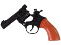 Pistolet Na Kapiszony Rewolwer Hukowy Czarny LEAN TOYS