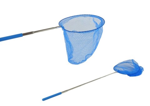 Siatka Na Motyle Owady Składana Teleskopowa 85 cm Niebieska LEAN TOYS