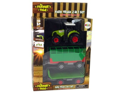 Traktor z Przyczepką Autko Farma LEAN Toys