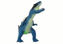 Duża Figurka Dinozaur Tyranozaur Dźwięk 41 cm Niebieski lub Pomarańczowy LEAN Toys