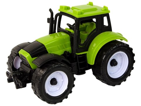 Zestaw Traktorów Rolniczych Farma 4 Sztuki Kolorowe LEAN Toys