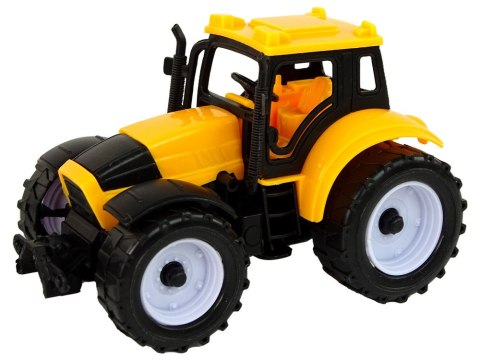 Zestaw Traktorów Rolniczych Farma 4 Sztuki Kolorowe LEAN Toys